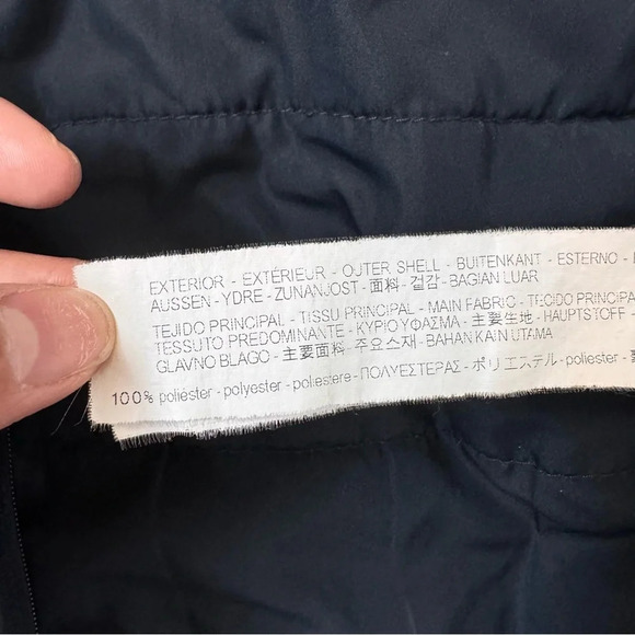 Zara Two-in one trafaluc outerwear Jacket Hoodie Navy Small - Picture 13 of 14